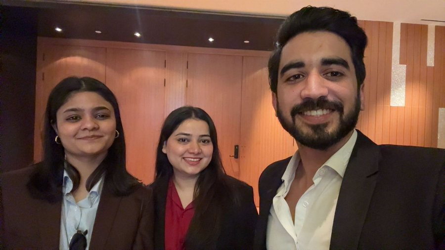 Tejwaans Corporate Group team at the QDB–MOI B2B Matchmaking networking event in Qatar
