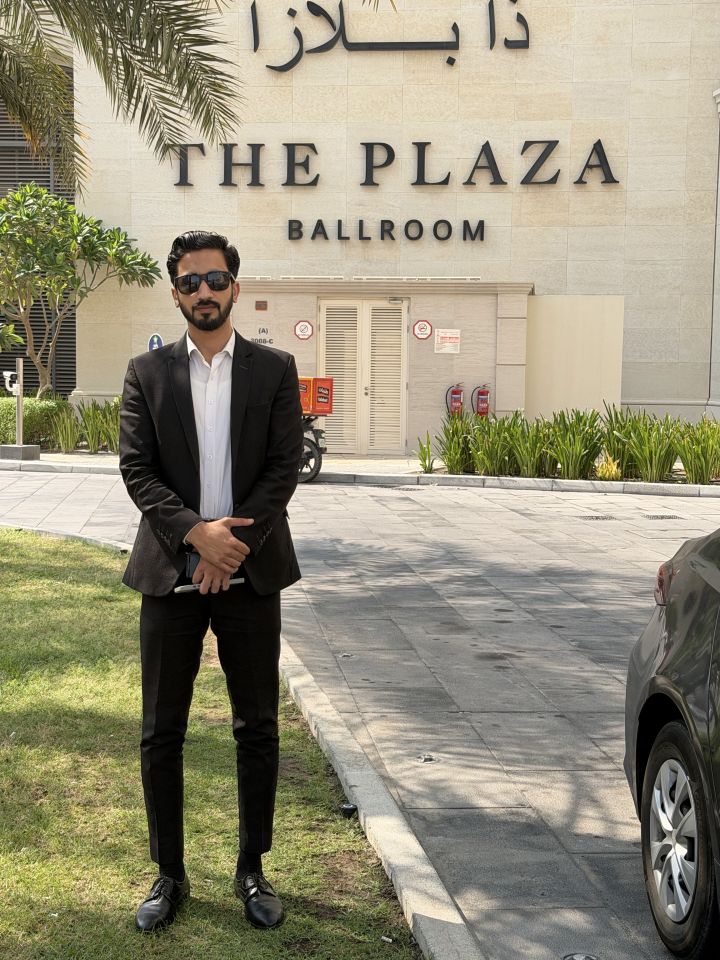 Tejwaans Corporate Group representative arriving at The Plaza Ballroom for the QDB Networking Event in Qatar